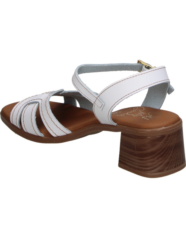 Sandalias de tacón OH MY SANDALS 5903 blancas para mujer