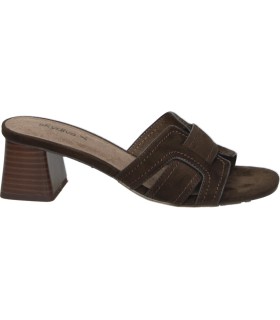 Sandalias con tacón SKYDIVA Monisima en marrón chocolate