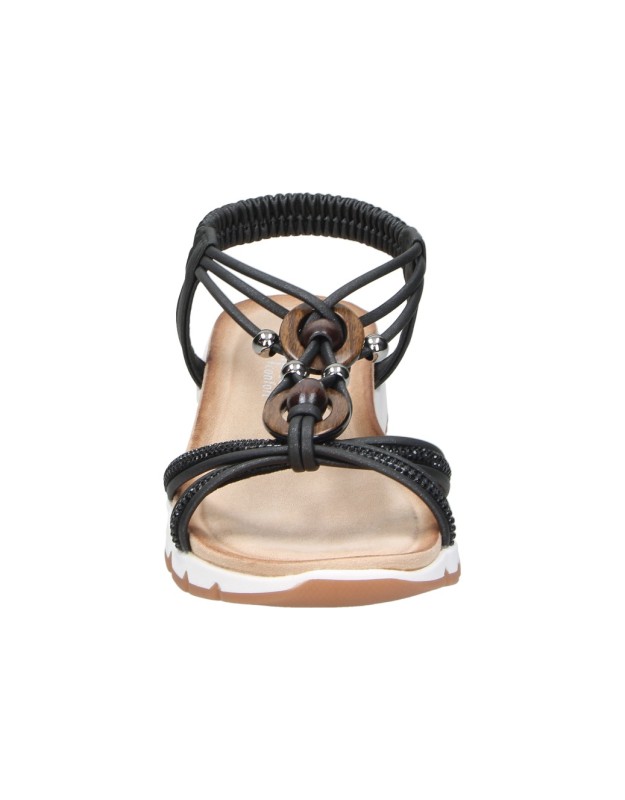 AMARPIES negro abz30146 sandalias para mujer
