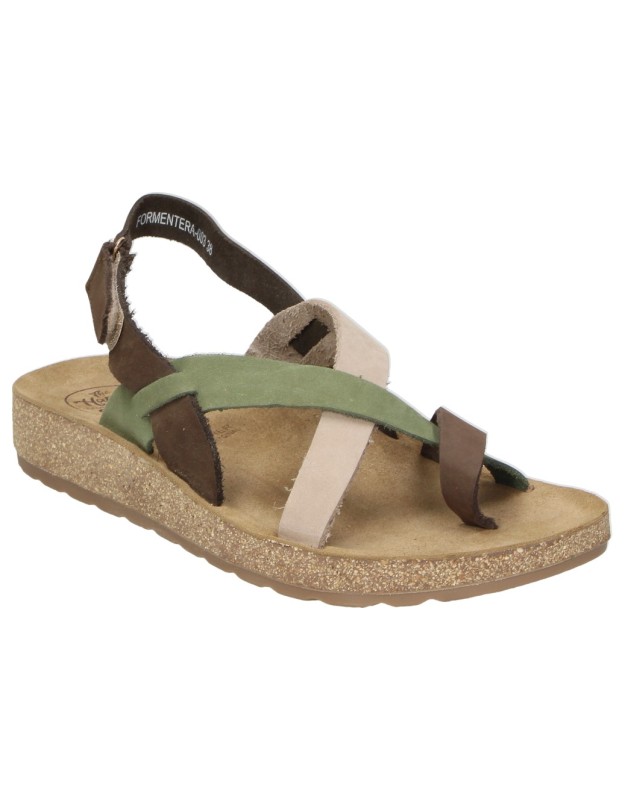 THE HAPPY MONK verde formentera-003 sandalias para mujer