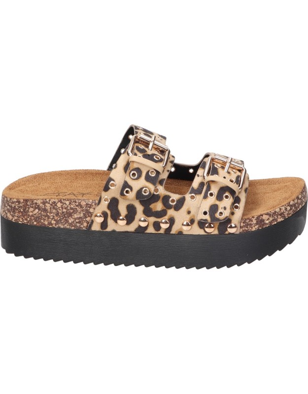 Sandalia con Plataforma SKYDIVA Wild Soul con Estampado Animal para Mujer