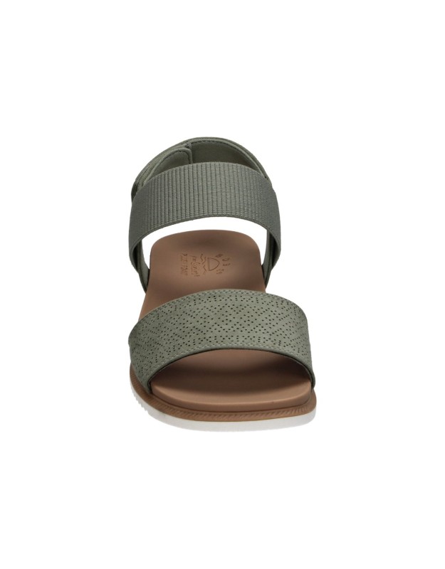 Sandalias con Cuña SKECHERS BOBS Desert Kiss Low 114710-olv en Color Verde para Mujer