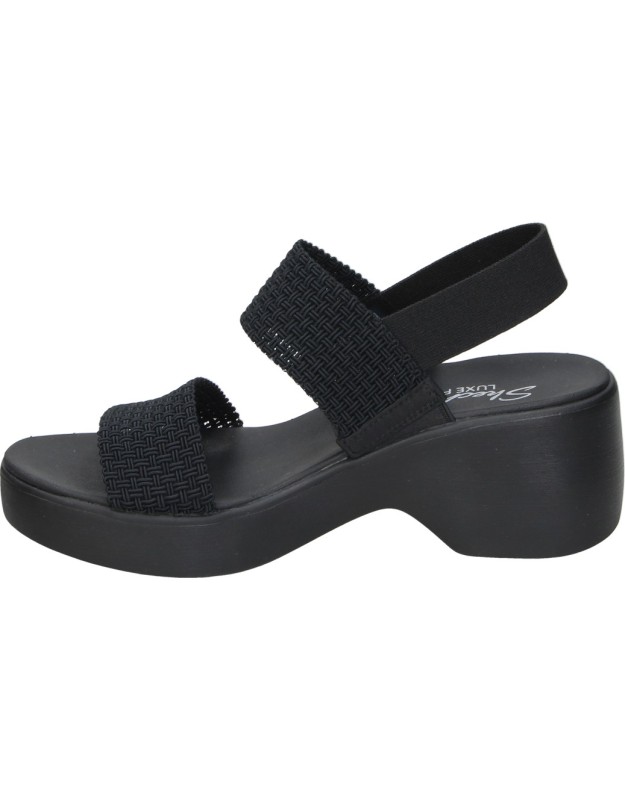 Sandalias de Tacón Veganas SKECHERS Cali Day 119413-bbk en Color Negro para Mujer