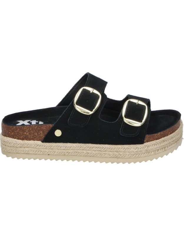 Sandalias con Plataforma XTI 143635 en Color Negro para Mujer