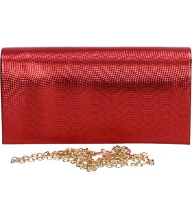 Bolso de Fiesta con Cadena Bandolera MISS SV2408f-7 Color Rojo para Mujer