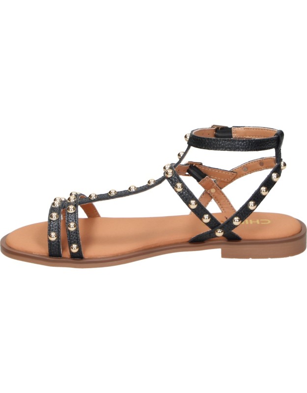 Sandalias Planas CHK10 Musaka 23 en Color Negro para Mujer