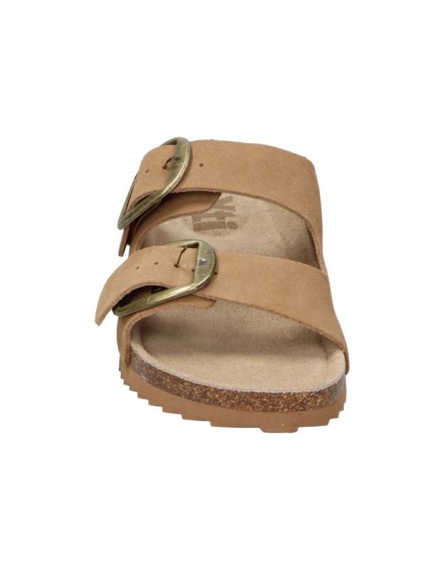 Sandalias Planas Bio XTI 144039 en Color Camel para Mujer