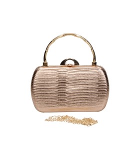Bolso de Fiesta con Cadena Bandolera MISS SV2408f-9 en Color Dorado para Mujer