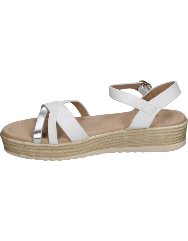 Sandalias con Plataforma JUPIFLY 9042 en Color Blanco para Niña