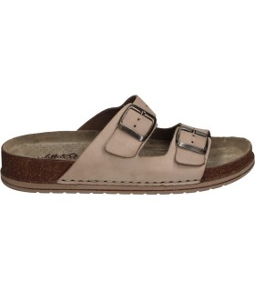 Sandalias de Piel WALK & FLY 7447-47810 en Color Cuero para Hombre