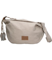 Bolso Bandolera con Cremallera SIMOSASTRE s2004 en Color Beige para Mujer