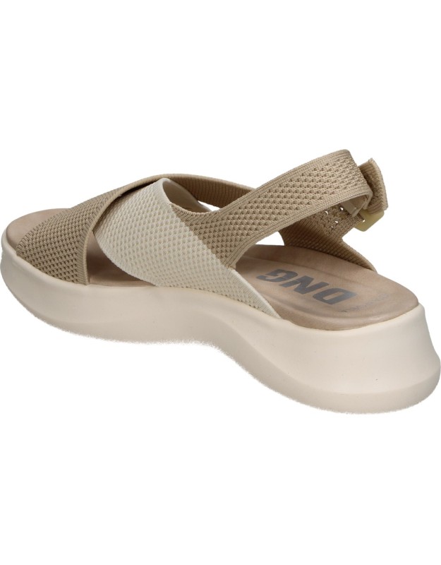 Sandalia con plataforma en beige D'Angela DBZ30685 para mujer