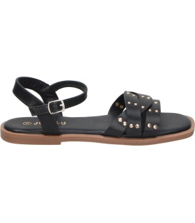 Sandalias negras con tachuelas JUPIFLY 9025 para niña