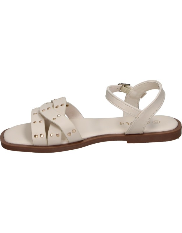 Sandalias beige con tachuelas JUPIFLY 9025 para niña