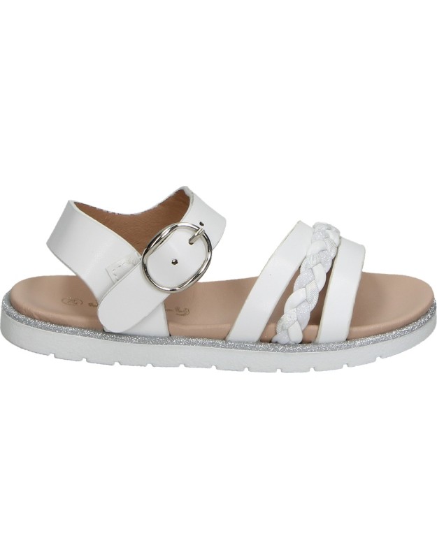 Sandalias para niña JUPIFLY 9035 en color blanco