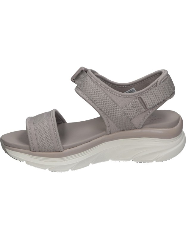 Sandalias Skechers D'Lux Walker en Color Taupe para Mujer 119824-tpe