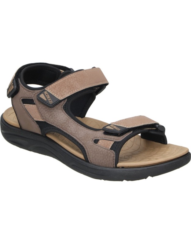 Sandalias de piel NICOBOCO Zodiak 26 marrones para hombre