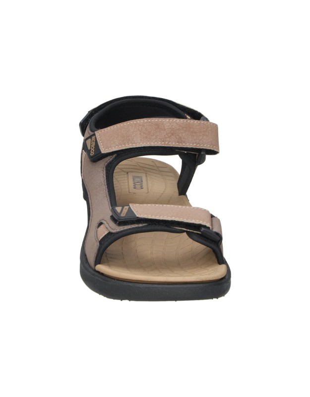 Sandalias de piel NICOBOCO Zodiak 26 marrones para hombre