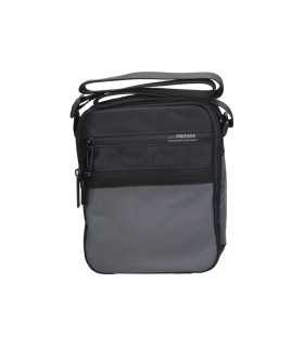 Bolso bandolera PRIVATA PR 1354 gris y negro para hombre