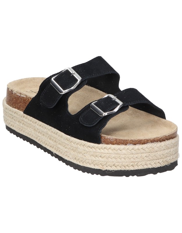 Sandalias con Plataforma STAY 31-793 en Color Negro para Mujer