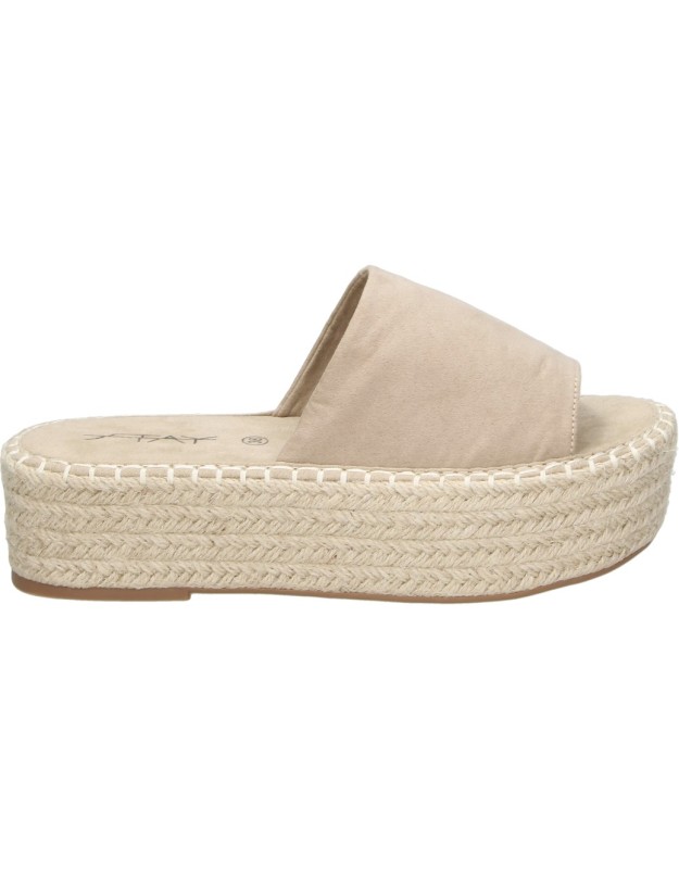 Sandalias con plataforma STAY 17-123 en beige para mujer
