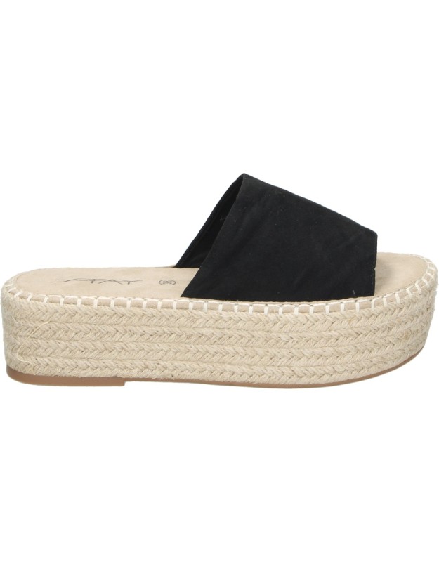 Sandalias con plataforma STAY 17-123 en negro para mujer