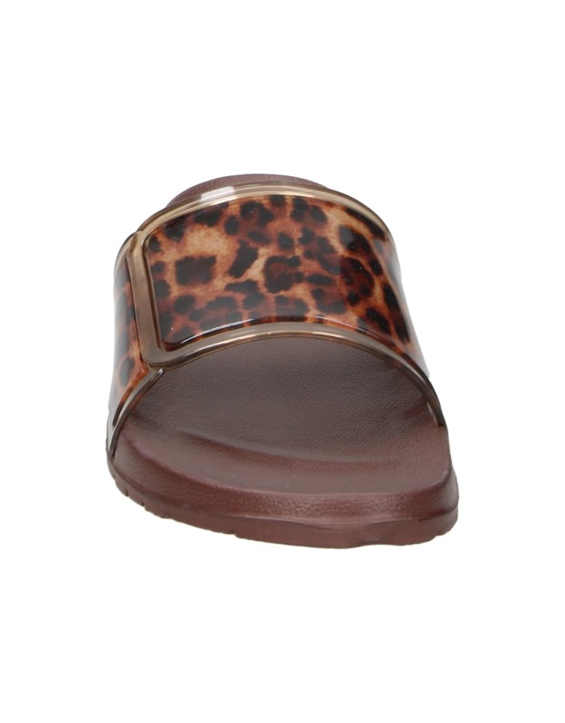 Chancletas NICOBOCO Dopard en Color Marrón para Mujer