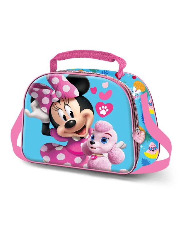 Bolsa Portameriendas KARACTERMANIA 09527 Minnie Mouse en Color Rosa