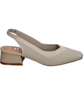 Zapato de tacón D'Angela DXF30610 en beige para mujer