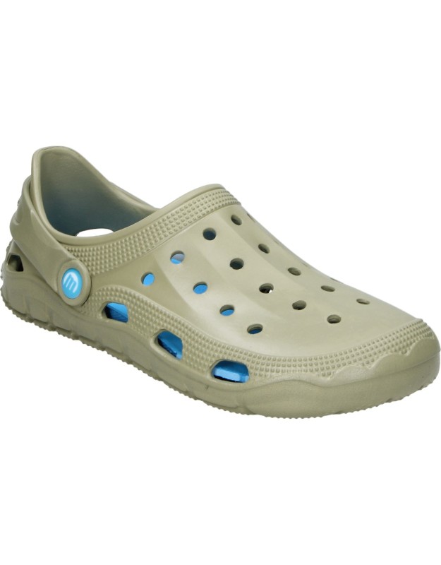 Zuecos Barefoot Mustang Free Care verdes para mujer 85516
