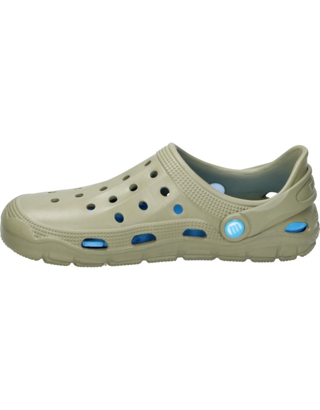 Zuecos Barefoot Mustang Free Care verdes para mujer 85516