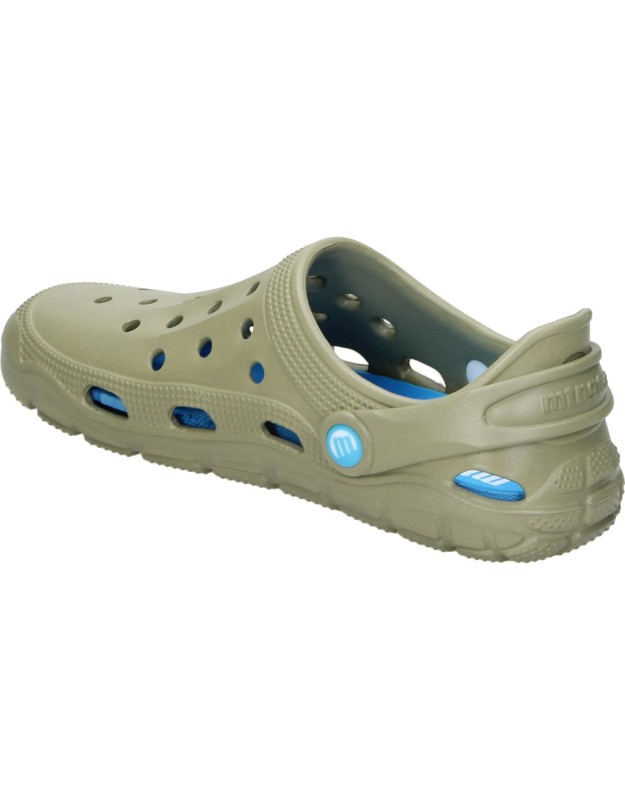 Zuecos Barefoot Mustang Free Care verdes para mujer 85516