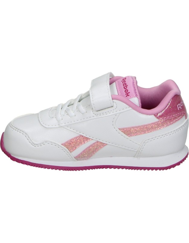 Zapatilla Reebok Royal Classic Jogger 3.0 blanca y rosa para niña 100075162