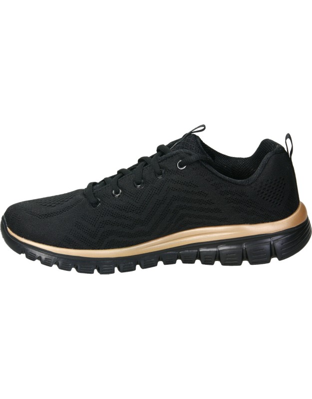 Zapatillas SKECHERS 12615-bkrg negro para mujer