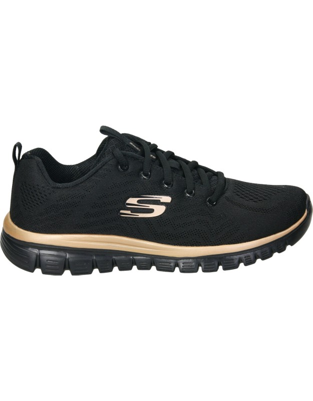 Zapatillas SKECHERS 12615-bkrg negro para mujer