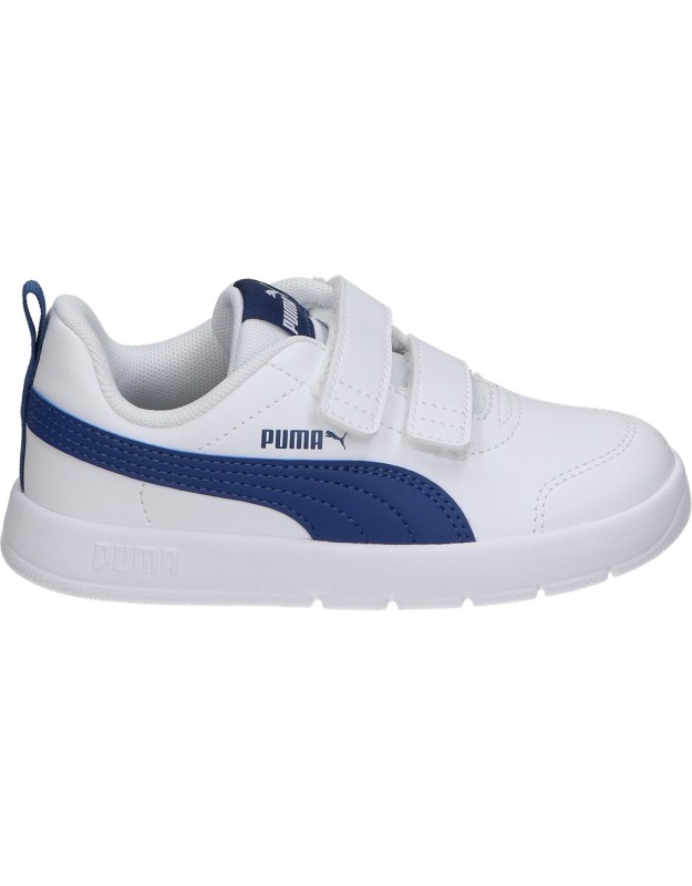 Zapatillas deportivas para niño plana PUMA 310252-08 en blanco