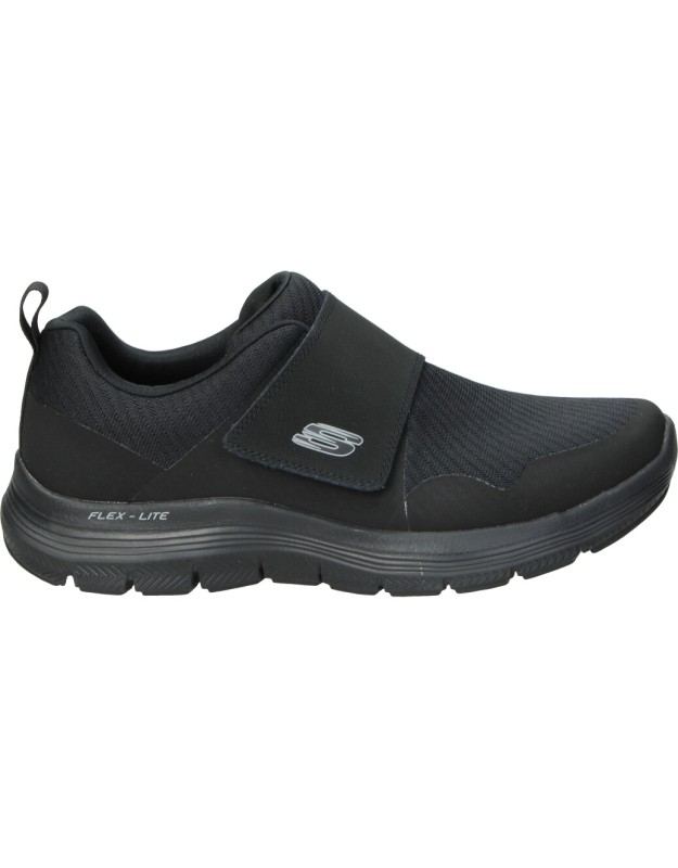 Zapatillas SKECHERS negras planas para hombre 894159-BBK