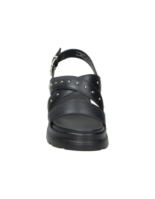Sandalias REFRESH negras para mujer 175156