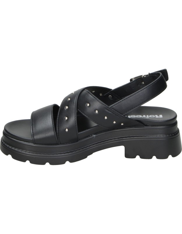 Sandalias REFRESH negras para mujer 175156