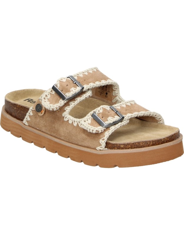 Sandalias REFRESH camel cómodas para mujer 175278