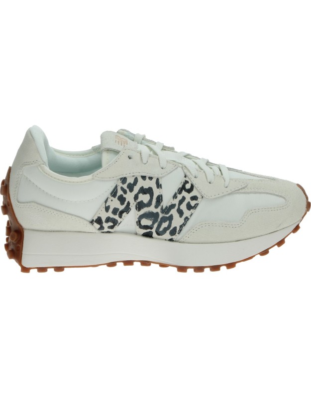 Zapatilla New Balance 327 Blancas con Detalles Animal Print