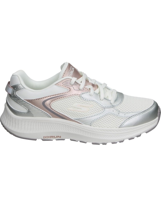 Zapatillas cómodo de mujer SKECHERS 303964l-ofwt color blanco