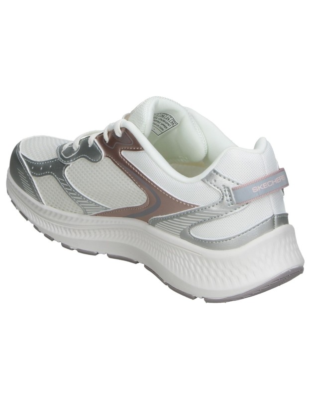Zapatillas cómodo de mujer SKECHERS 303964l-ofwt color blanco