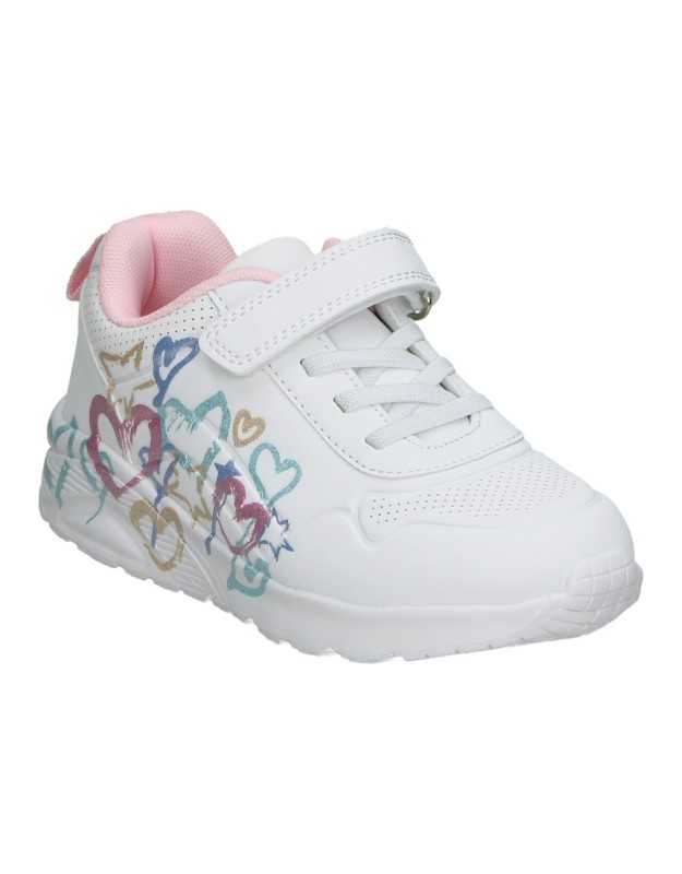 Zapatillas PEKES para Niña Blancas 1014