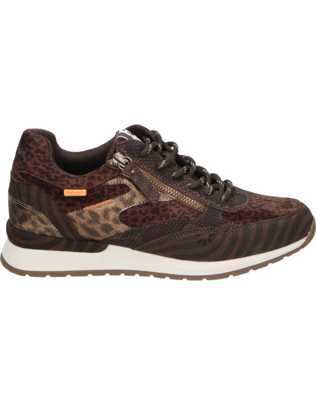 Zapato casual con cuña REFRESH 176219 marrón para mujer