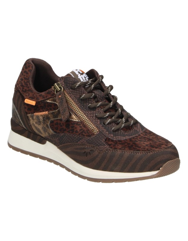 Zapato casual con cuña REFRESH 176219 marrón para mujer