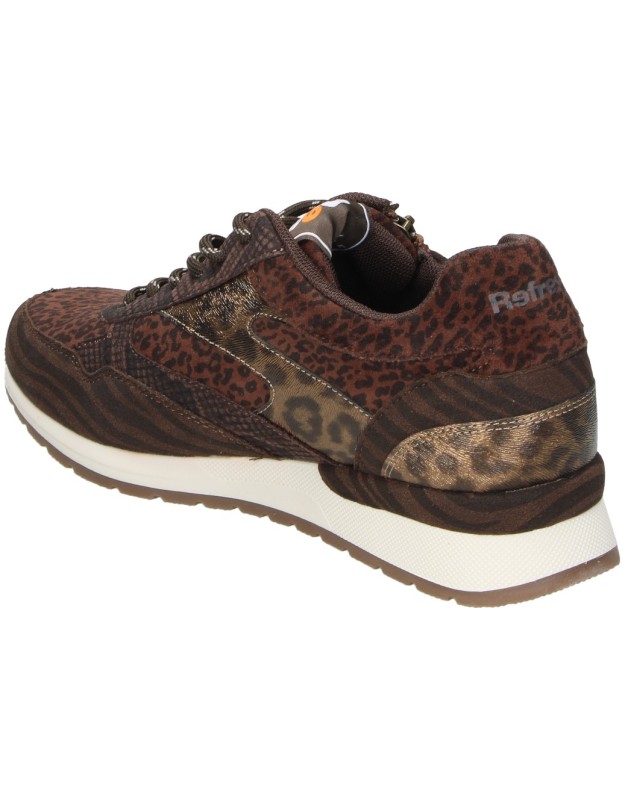 Zapato casual con cuña REFRESH 176219 marrón para mujer