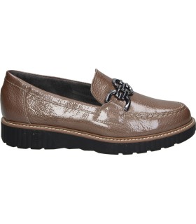 Mocasines de piel PITILLOS 11550 en marrón para mujer