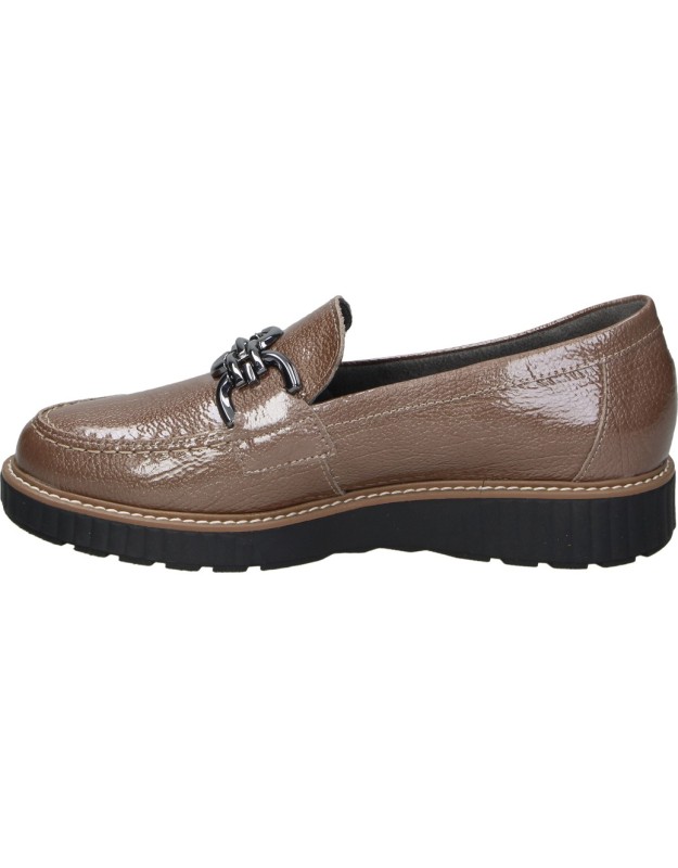 Mocasines de piel PITILLOS 11550 en marrón para mujer