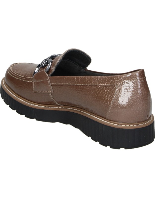 Mocasines de piel PITILLOS 11550 en marrón para mujer